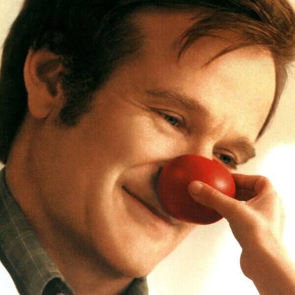 Patch Adams and Robin Williams